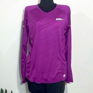 Nike Running Womens Dri-fit Long Sleeve‎ Tech Shirt, Large